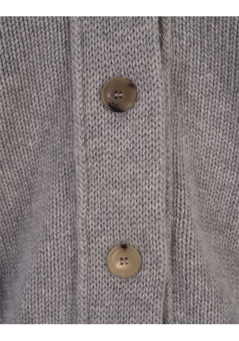 ERMANNO SCERVINO Cardigan Over In Cashmere Grigio - ERMANNO SCERVINO