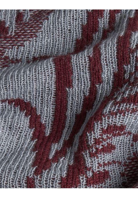 ETRO Cardigan Oversize Blu Navy Con Motivo Paisley - ETRO