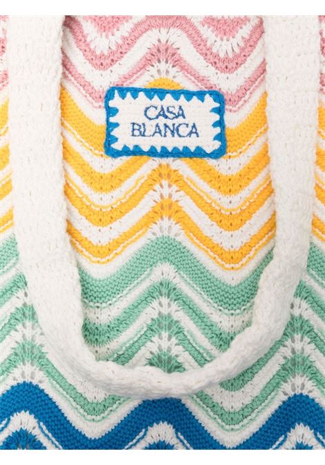 CASABLANCA Borsa Gradient Wave Crochet - CASABLANCA