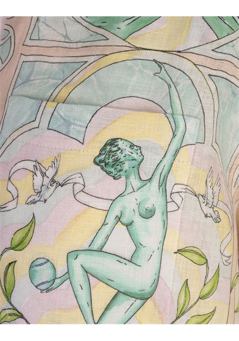 CASABLANCA Camicia In Lino Vase - CASABLANCA