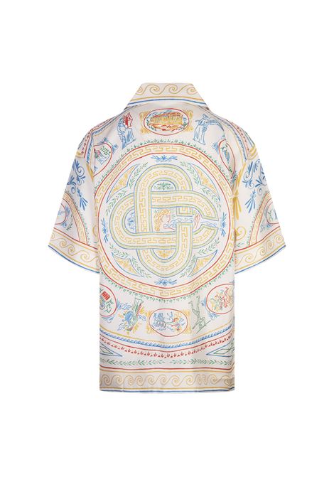 CASABLANCA Camicia In Seta Crayon Vase - CASABLANCA