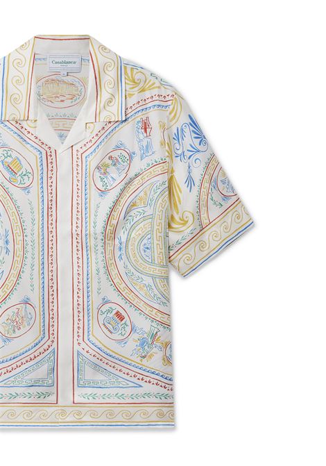 CASABLANCA Crayon Vase Silk Shirt - CASABLANCA