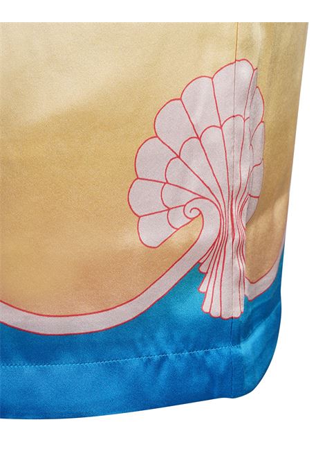 CASABLANCA L'Arc Coloré Silk Shorts - CASABLANCA