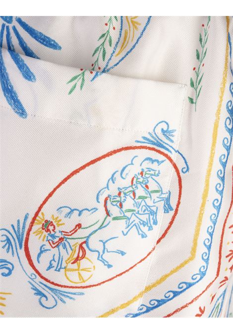 CASABLANCA Shorts In Seta Crayon Vase - CASABLANCA