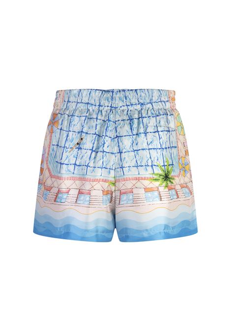 CASABLANCA Shorts In Seta Le Plongeon - CASABLANCA