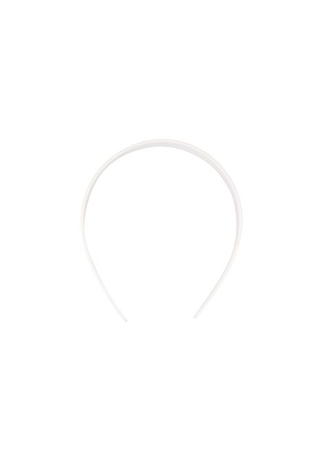 CELINE Cerchietto Bianco Con Logo - CELINE