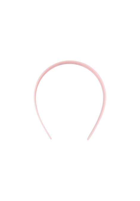 CELINE Cerchietto Rosa Con Logo - CELINE