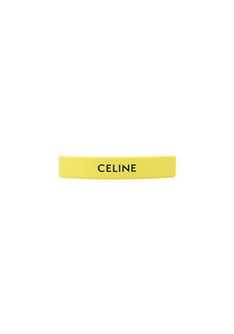CELINE Fermaglio Lime Con Logo - CELINE