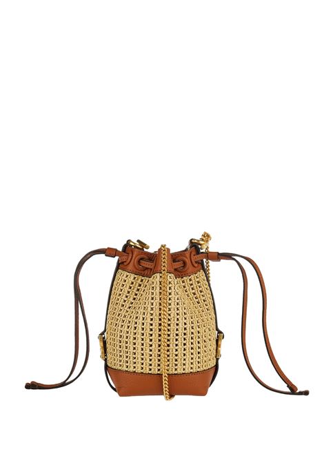 CHLOÉ Borsa A Secchiello Marcie In Tan - CHLOÉ