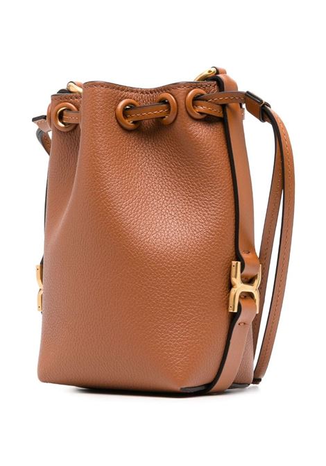 CHLOÉ Borsa A Secchiello Micro Marcie Tan - CHLOÉ