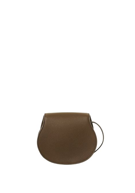 CHLOÉ Borsa Mini Marcie Dark Khaki - CHLOÉ