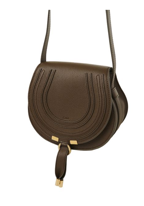 CHLOÉ Borsa Mini Marcie Dark Khaki - CHLOÉ