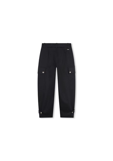 CHLOÉ KIDS Pantaloni Cargo Blu - CHLOÉ KIDS