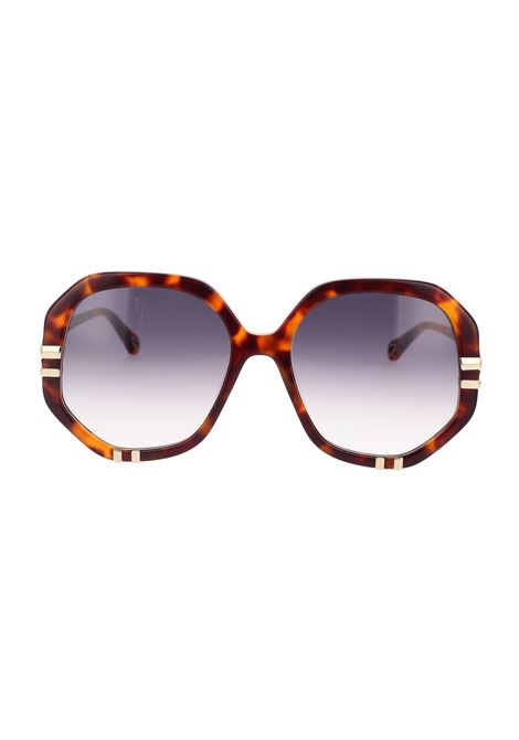 CHLOÉ Occhiali Da Sole West Havana/Blu - CHLOÉ