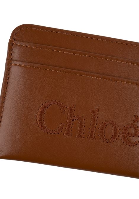 CHLOÉ Portacarte Chloé Sense Caramel - CHLOÉ