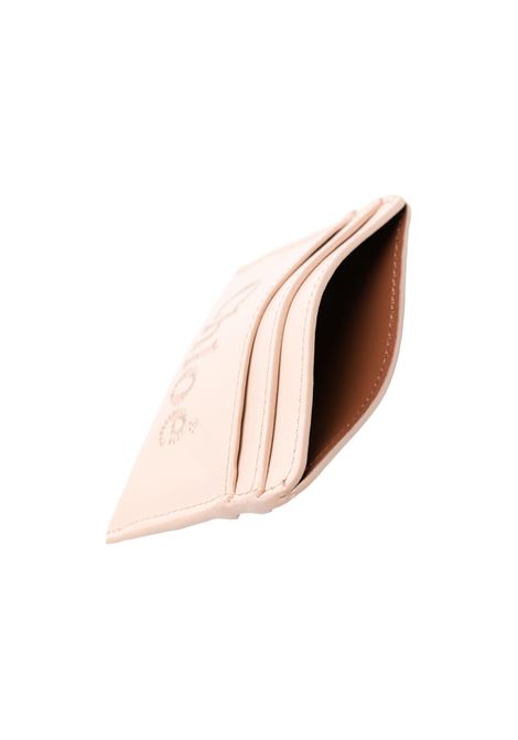 CHLOÉ Portacarte Chloé Sense Cement Pink - CHLOÉ