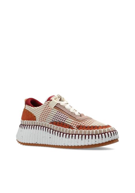 CHLOÉ Sneakers Nama Dark Tan - CHLOÉ