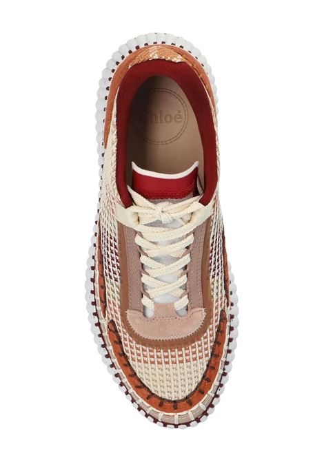 CHLOÉ Sneakers Nama Dark Tan - CHLOÉ