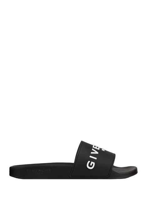 GIVENCHY Ciabatte GIVENCHY Paris In Gomma Nera - GIVENCHY