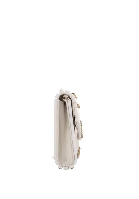JIMMY CHOO Clutch Candy Latte Con Borchie Dorate - JIMMY CHOO