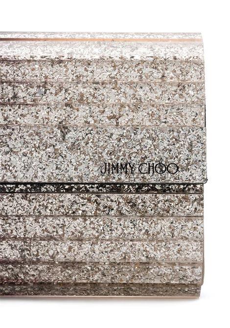 JIMMY CHOO Clutch Sweetie Degradé Nera E Champagne - JIMMY CHOO