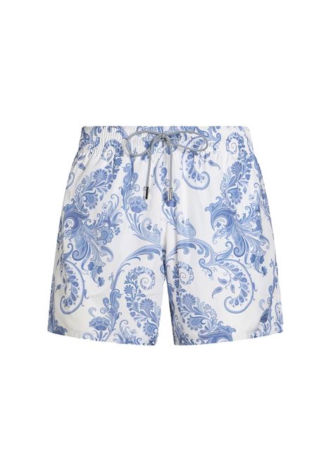 ETRO Costume Da Bagno ETRO Summer Paisley Azzurro - ETRO