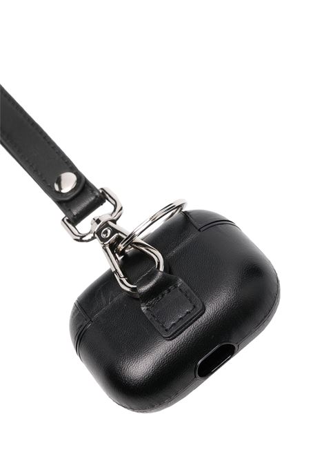 PALM ANGELS Cover AirPods Nera Con Monogramma - PALM ANGELS