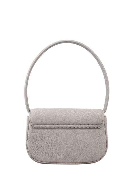 DIESEL Borsa 1DR In Pelle Arida Grigia - DIESEL