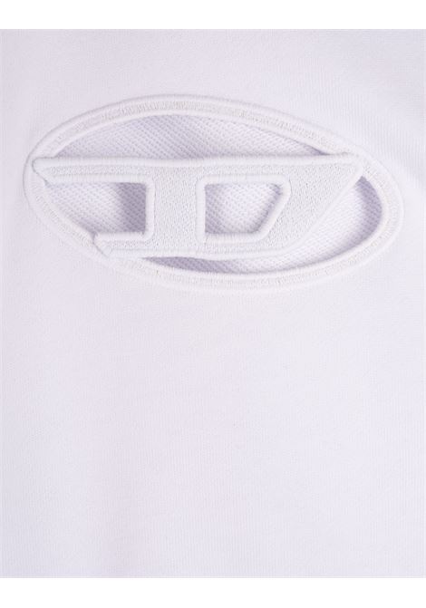 DIESEL Felpa F-Slimmy-Hood-Od Bianca - DIESEL