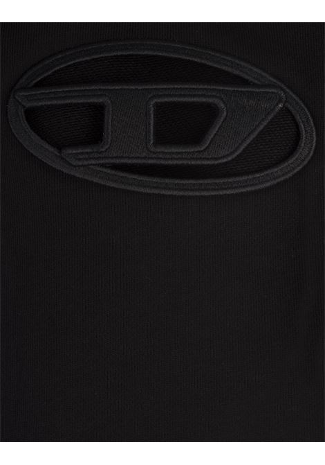 DIESEL Felpa F-Slimmy-Hood-Od Nera - DIESEL