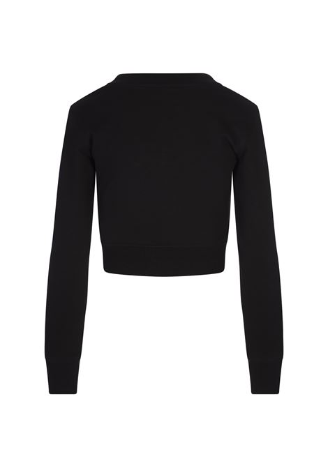 DIESEL Felpa F-Slimmy-Od Nera E Rosa - DIESEL