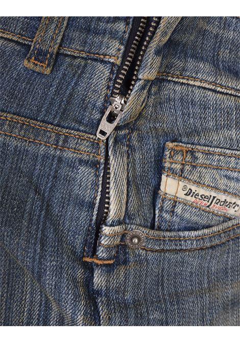 DIESEL Minigonna In Denim Con Logo Oval D - DIESEL