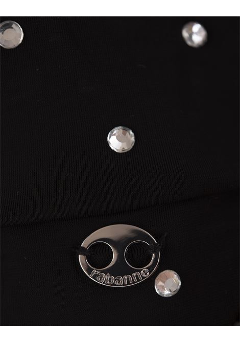 RABANNE Dolcevita Nera Con Cristalli All-Over - RABANNE