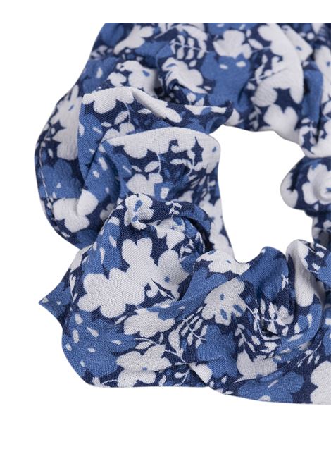 THE ANDAMANE Elastico Azzurro Con Fiori Bianchi - THE ANDAMANE