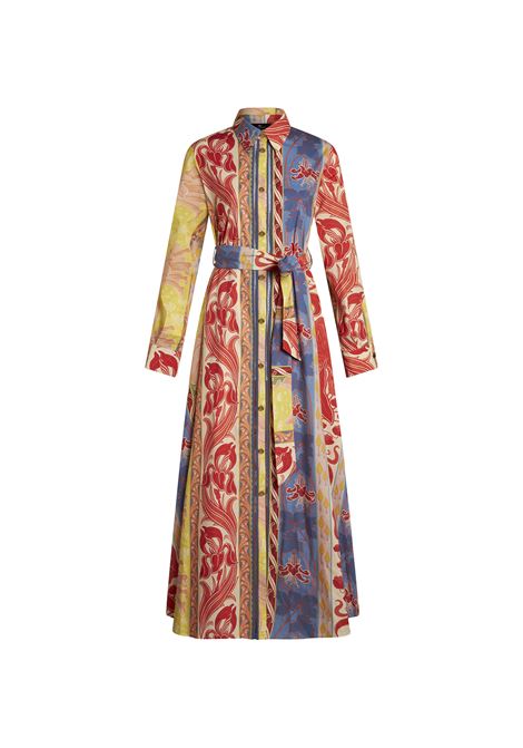 ETRO Abito Chemisier Etro Summer Multicolor - ETRO