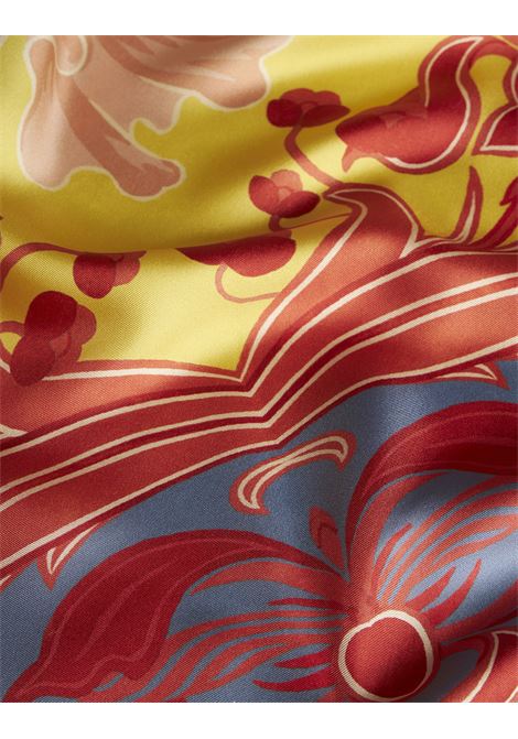 ETRO Abito Giallo In Seta Stampata - ETRO