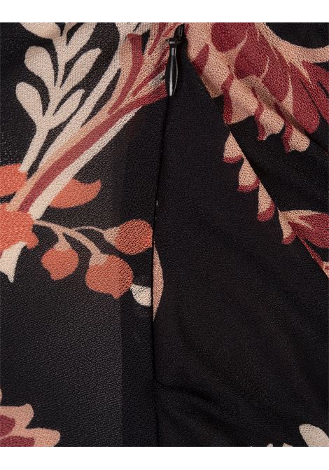 ETRO Abito Monospalla In Jersey Nero Stampato - ETRO