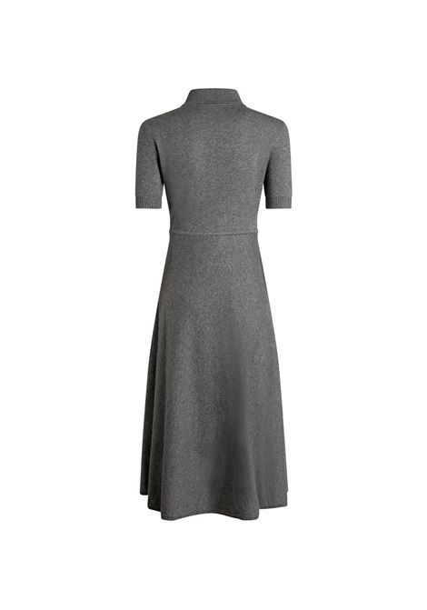 ETRO Abito Polo Verde Scuro In Maglia E Seta - ETRO