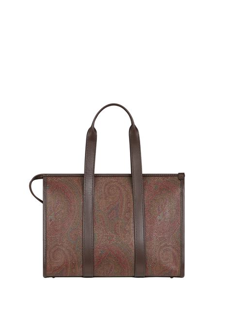 ETRO Borsa A Mano Media Paisley Marrone - ETRO