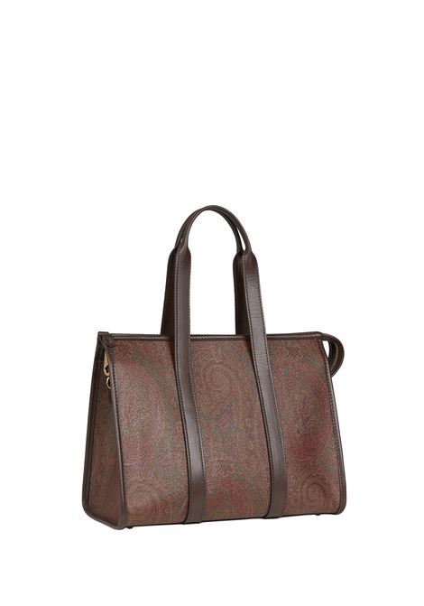 ETRO Borsa A Mano Media Paisley Marrone - ETRO