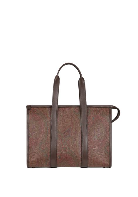 ETRO Borsa a Mano Media Paisley Marrone - ETRO