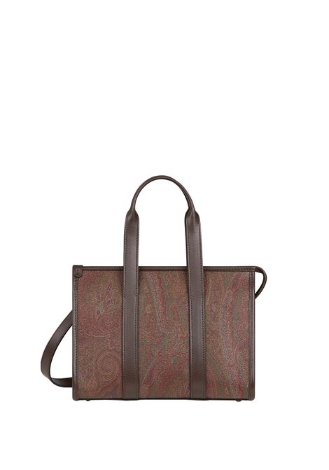 ETRO Borsa A Mano Piccola Paisley Marrone - ETRO