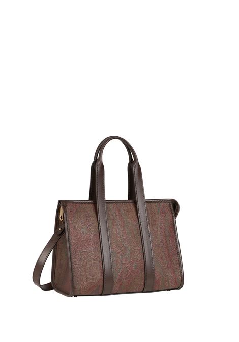 ETRO Borsa A Mano Piccola Paisley Marrone - ETRO
