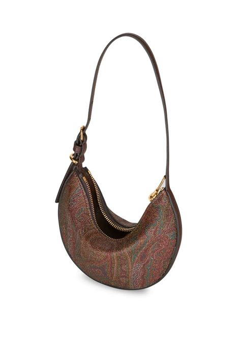 ETRO Borsa Hobo Essential Mini Marrone - ETRO