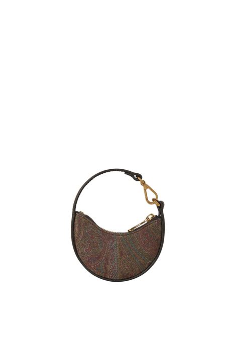 ETRO Borsa Hobo Mini Paisley Marrone - ETRO