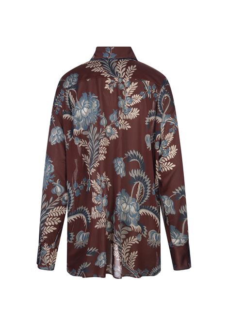 ETRO Camicia Bordeaux Con Stampa - ETRO
