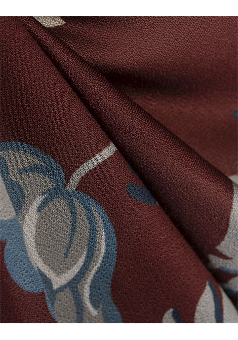 ETRO Camicia Bordeaux Con Stampa - ETRO