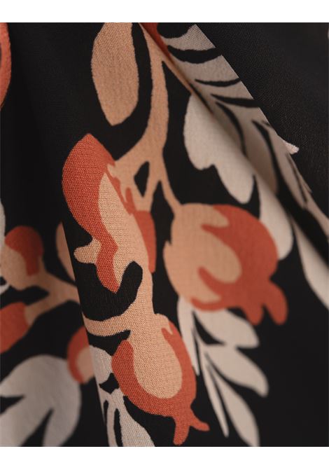 ETRO Camicia In Seta Nera Con Stampa - ETRO