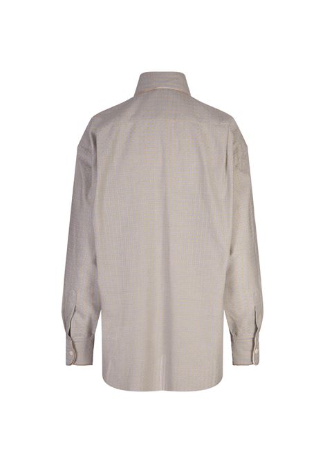 ETRO Camicia Over Jacquard Grigia - ETRO