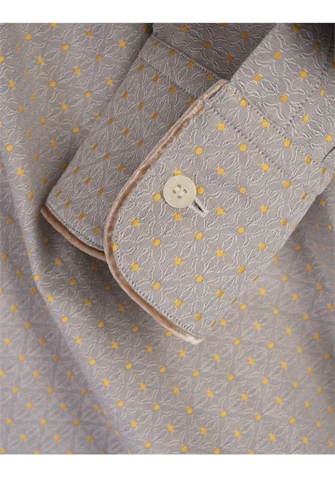 ETRO Camicia Over Jacquard Grigia - ETRO